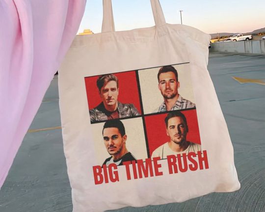 Discover Big Time Rush Members Tote Bag
