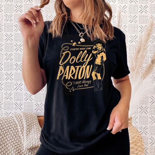 Discover Dolly Parton Shirt, Country Music Star Sweatshirt, Dolly Vintage T-Shirt