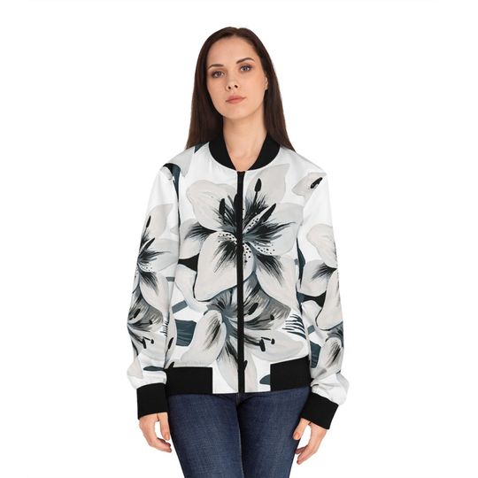 Discover Customized Flower Women's Bomber Jacket