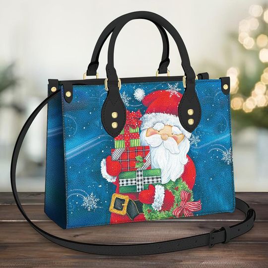 Discover Santa Claus Leather Bag