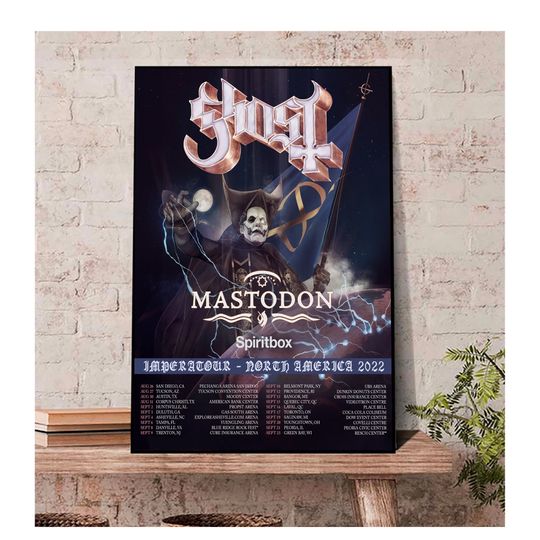 Discover Ghost Tour North America 2022 Concert Poster