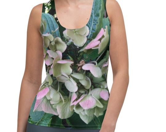 Discover Tank Top with Flowers, Hydrangea