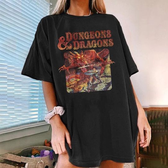 Discover Vintage Dungeons and Dragons T Shirt