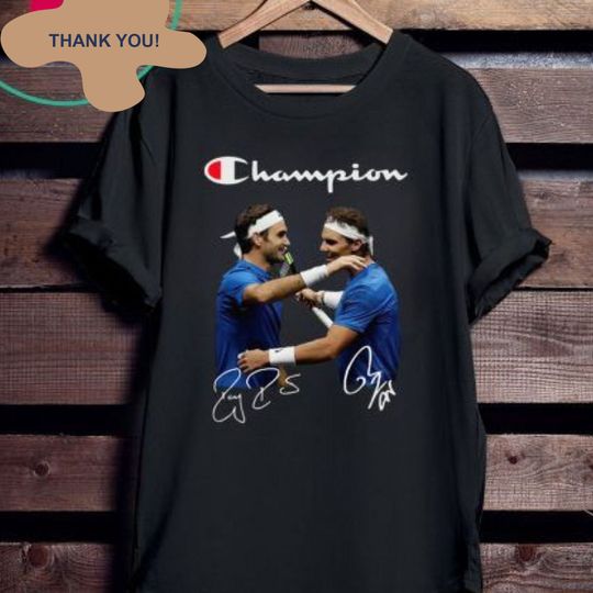 Discover Roger Federer Rafael Nadal Last Match T Shirt