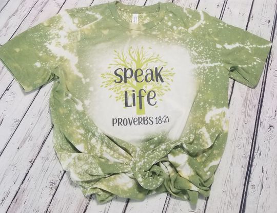 Discover Speak Life bleached 3D Shirt