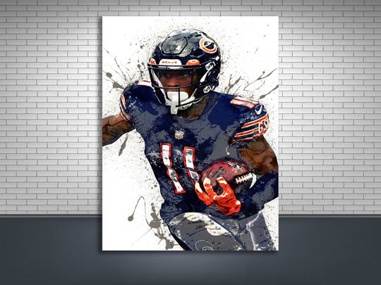 Discover Darnell Mooney, Chicago Bears, Poster