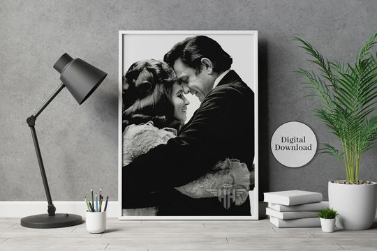 Discover Johnny Cash And June Carter Poster, Romantic Bedroom Decor