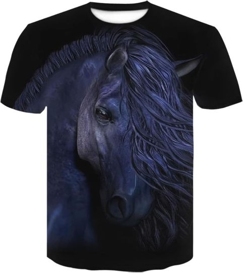 Discover Animal Horse 3D T-Shirt
