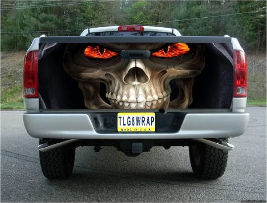Discover Grim Reaper Truck Bed Decals