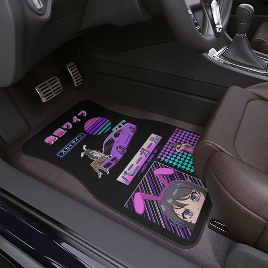 Discover Anime Bunny Girl JDM  Car Mats
