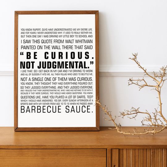 Discover Be curious, not judgmental Premium Matte Vertical Posters