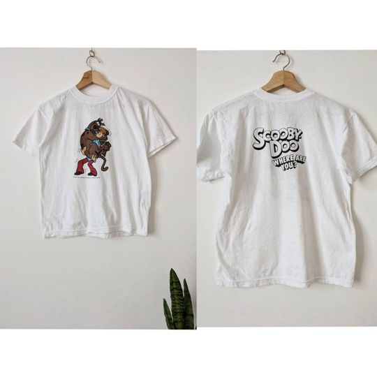 Discover Vintage Scooby Doo T-Shirt Hanna Barbara 1997 Movie Merch