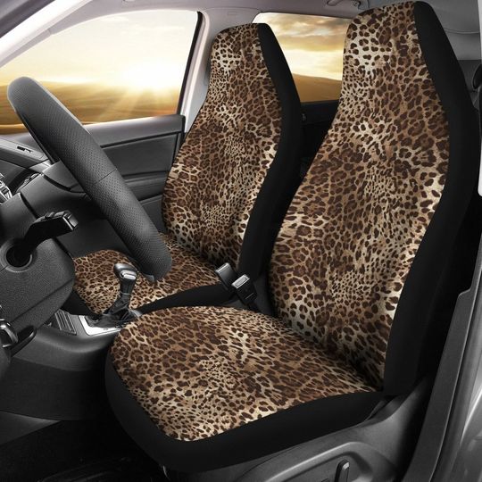 Discover Leopard Cheetah Animal Print Car Seat Covers
