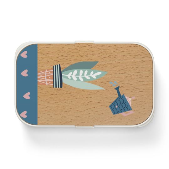 Discover Plant and Water Pot Design Lunch Box Food Bento Lunch Box
