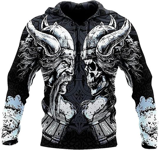 Discover Poseidon Viking God Of Sea 3D Hoodie