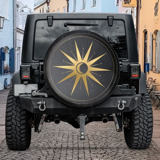 Discover Celestial Star Tire Cover | Spare Tire Cover