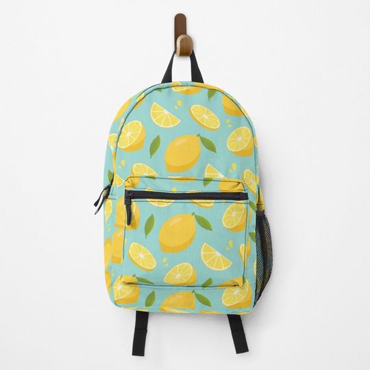 Discover Lemon Sliced Pattern Backpack