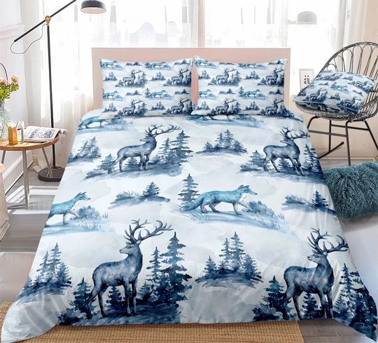 Discover Deer Bedding Set