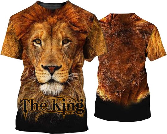Discover Lion The King 3D T-Shirt
