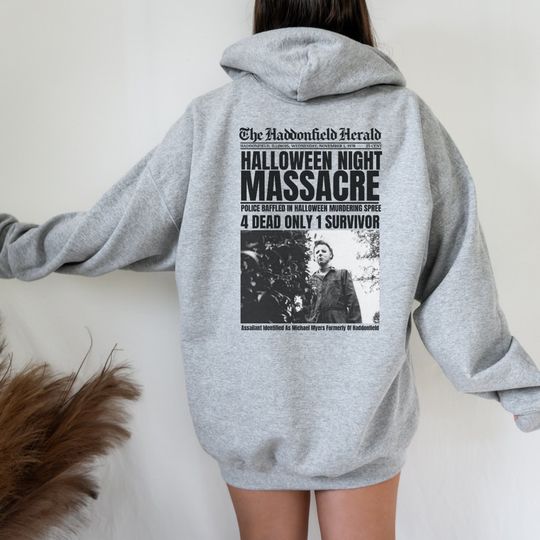 Discover Michael Myers Heavy Blend Hooded Sweatshirt, Michael Myers Hoodie