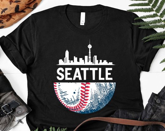 Discover Seattle Baseball Team All Time Legends, T-Shirt