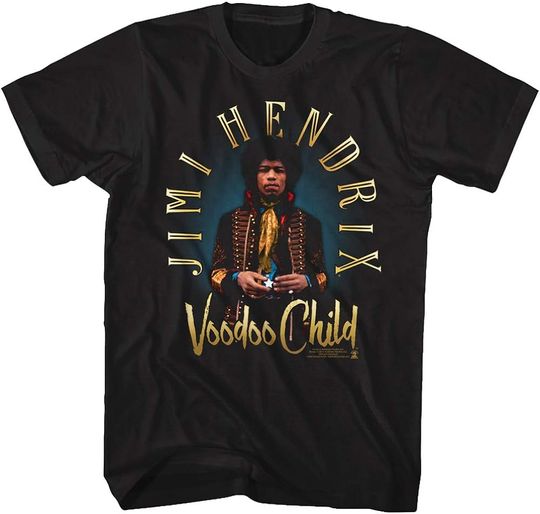 Discover Jimi Hendrix Gold Voodoo Child T-Shirt