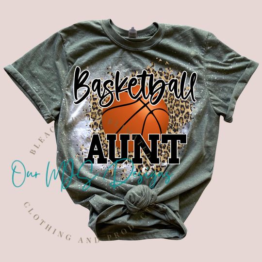 Discover Basketball Aunt -  Bleached Sublimated 3D Shirt
