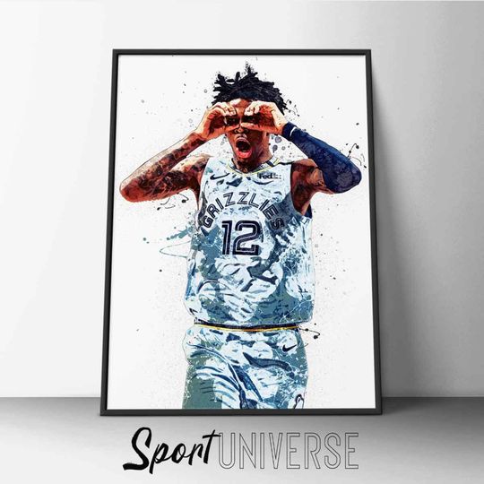 Discover Ja Morant poster Ja Morant Premium Matte Vertical Posters