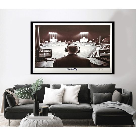 Discover Vintage Vin Scully Poster