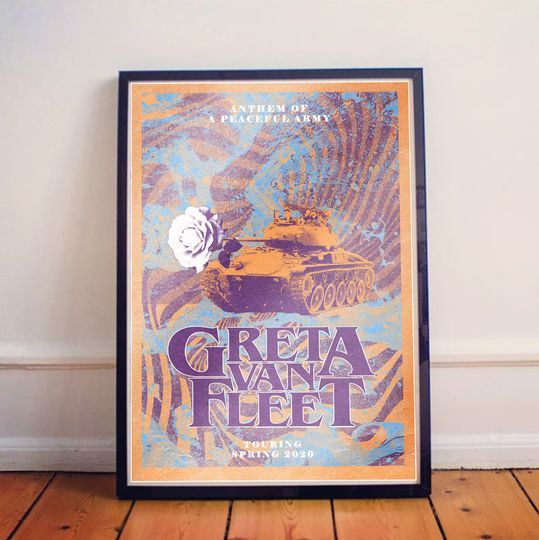 Discover Greta Van Fleet Print | Concert Premium Matte Vertical Posters