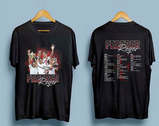 Discover Roger Federer Goat Shirt, Roger Federer Tennis Retirement 2022 T-shirt
