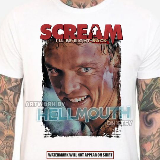 Discover Scream Movie T-shirt. Stu Macher - Matthew Lillard