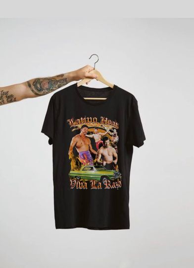Discover Latino Heat Graphic Tee - Eddie Guerrero Vintage T Shirt