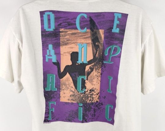 Discover Ocean Pacific OP Surfer T Shirt Vintage 90s Graphic Tee T-Shirt