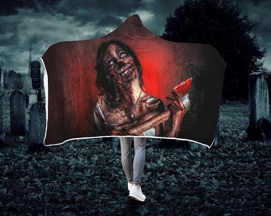 Discover Halloween Blanket Hooded Blanket Witchy Clothing