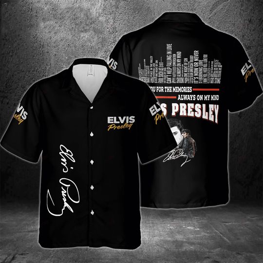 Discover Elvis Presley Hawaiian Shirt, Long Live The King  Elvis Presley Hawaiian