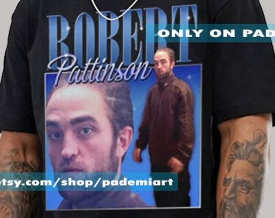 Discover Robert Pattinson Tracksuit Meme Shirt | Vintage Robert Pattinson T-shirt H Fg427
