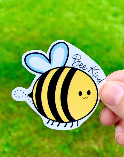 Discover Bee Kind Cute Sticker