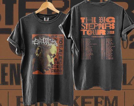 Discover The Big Steppers Tour Kendrick Lamar Vintage Front Back Shirt