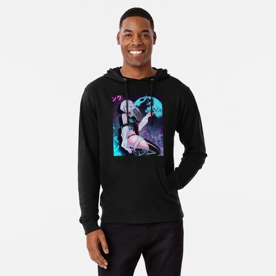 Discover Lucy Cyberpunk Edgerunners Lightweight Hoodie