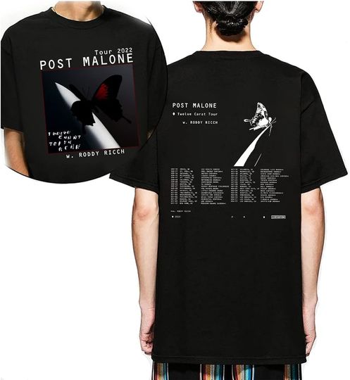 Discover Post Malone Twelve Carat Tour 2022 T-Shirt