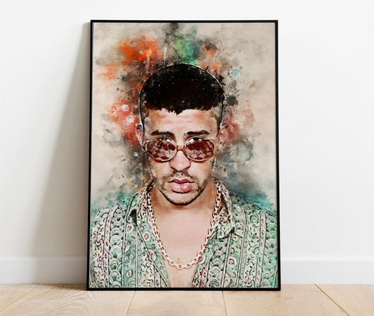 Discover Bad Bunny Pop Art Poster