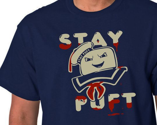Discover STAY PUFT Marshmallow Man - GhostBusters - Unique T-Shirt