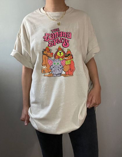 Discover Distressed Vintage Style Banana Splits shirt