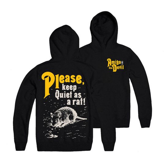 Discover Amigo The Devil Quiet As A Rat Double Sided Hoodie