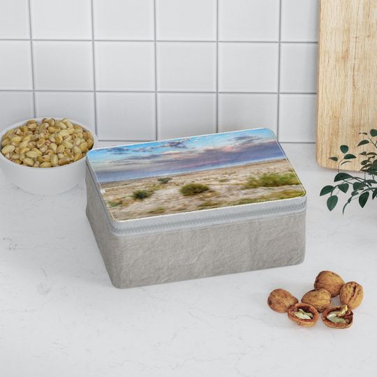 Discover Neguev Desert Blue mandala Eco H21 Paper Lunch Bag