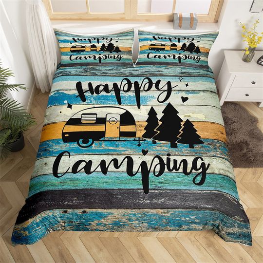 Discover Happy Camping Bedding Sets