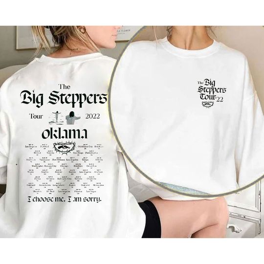 Discover Kendrick Lamar 2022 Tour Shirt, The Big Steppers Tour Oklama 2022 Shirt