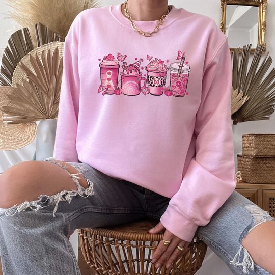 Discover Breast Cancer Fighter Awareness Sweatshirt