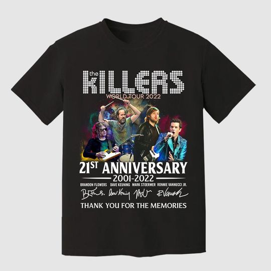 Discover The Killers Shirt, The Killers Band Imploding The Mirage Tour 2022 Shirt
